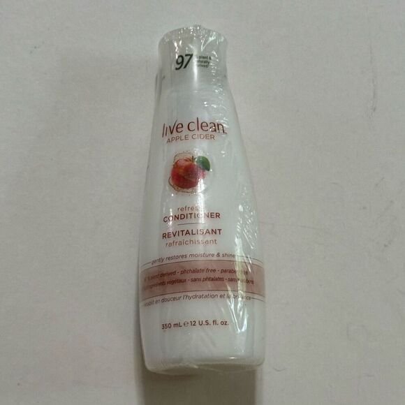 Live Clean Apple Cider Refresh Conditioner, 12 oz. Bottle, Paraben Free NEW - Picture 4 of 8